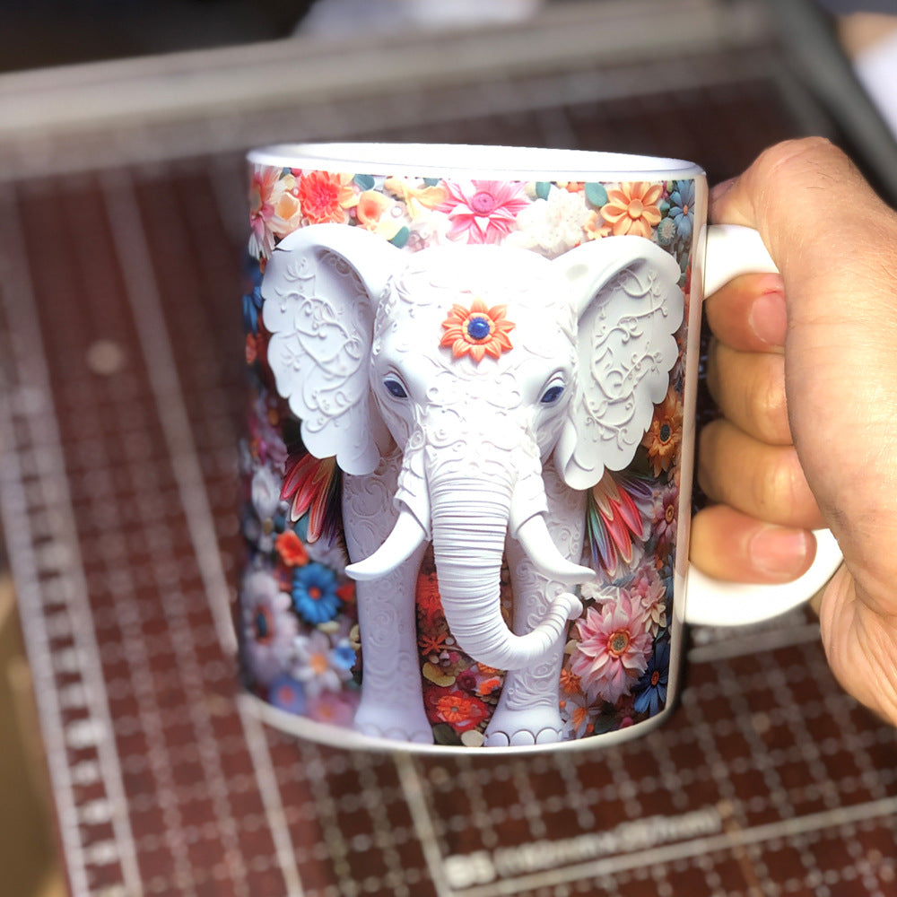 Creative 3D Elephant Mug