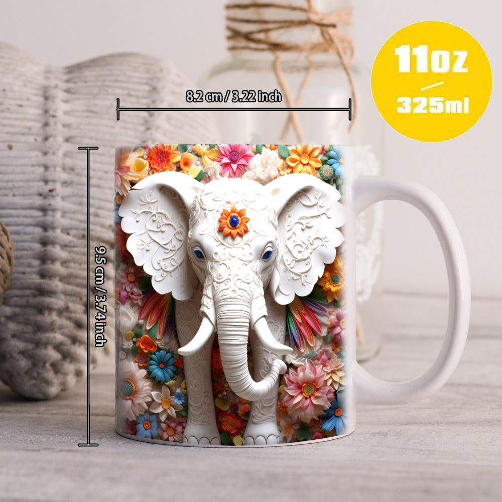 Creative 3D Elephant Mug