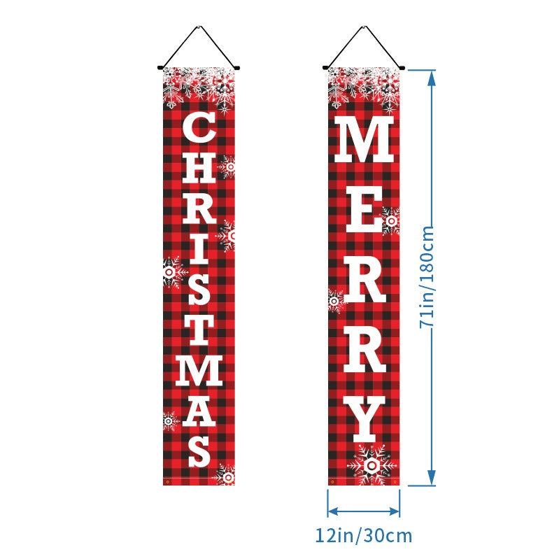 Christmas Door Banners - Party Decoration Flags