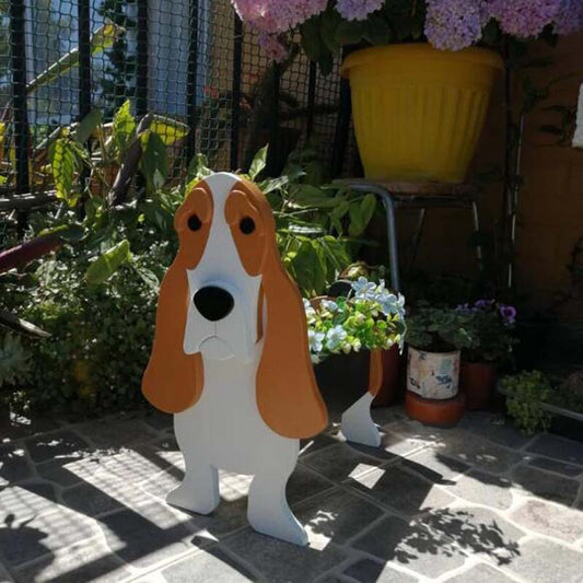 Basset Hound Planter AP017