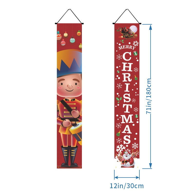 Christmas Door Banners - Party Decoration Flags