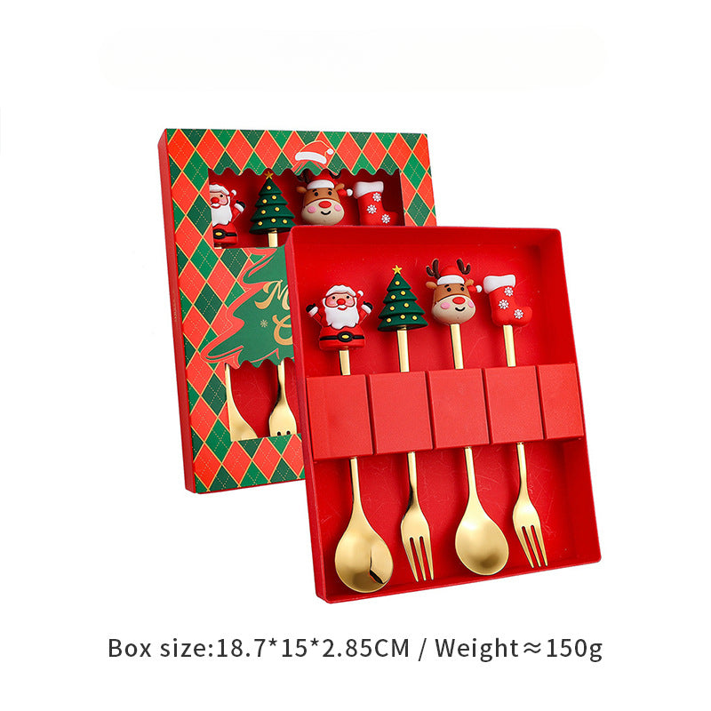 Santa Cutlery Boxes & Tree Decorations for Kids