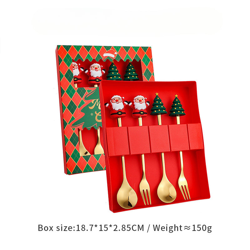 Santa Cutlery Boxes & Tree Decorations for Kids