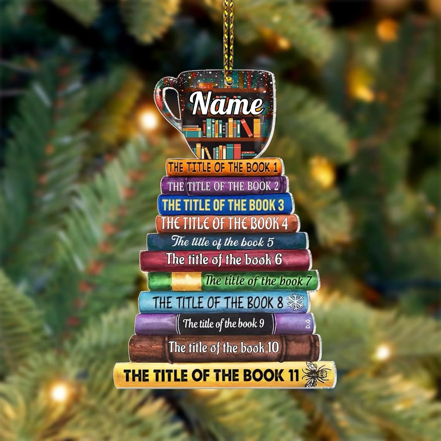 Book Christmas Ornaments  Home Party Decorations