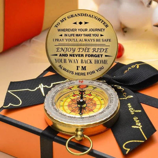 To granddaughter  Outdoor Luminous Compass