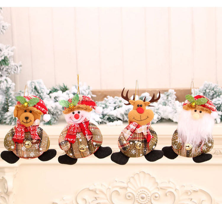 Fabric Characters - Fun Christmas Tree Decorations