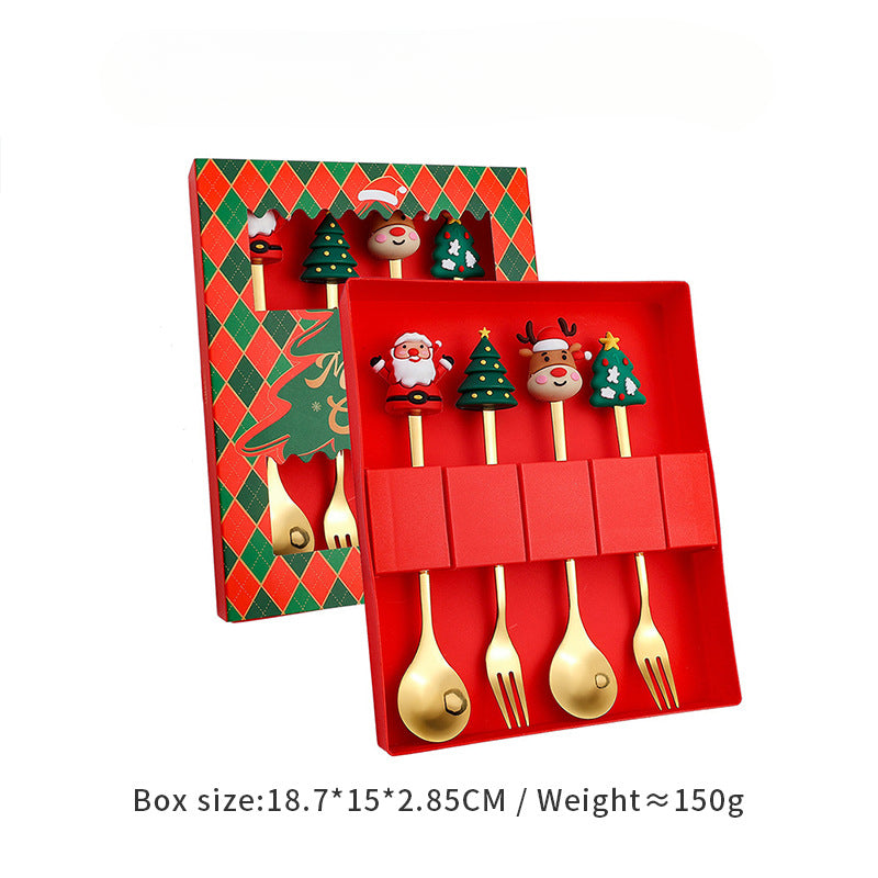 Santa Cutlery Boxes & Tree Decorations for Kids