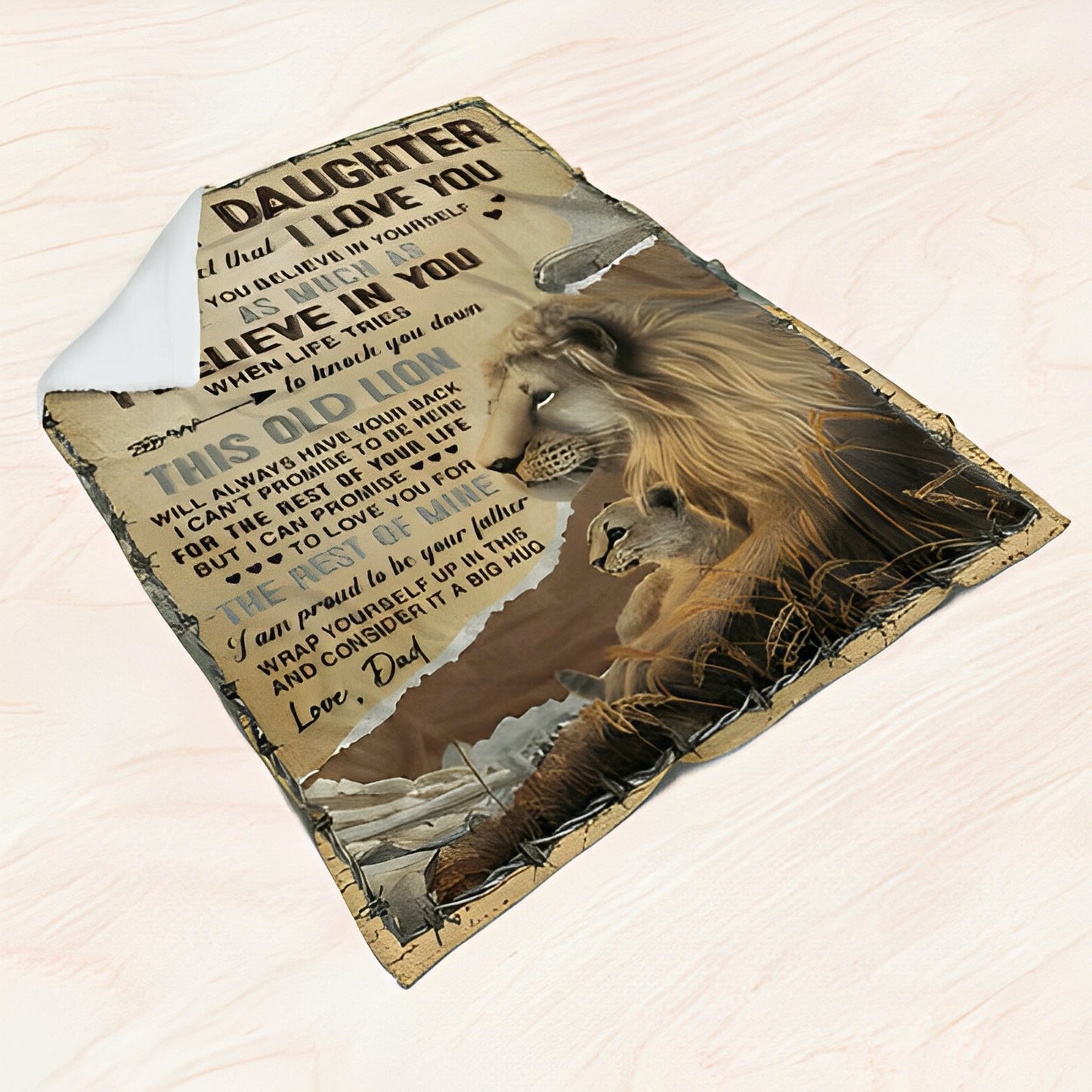 Lion Premium Blanket - I Believe In You