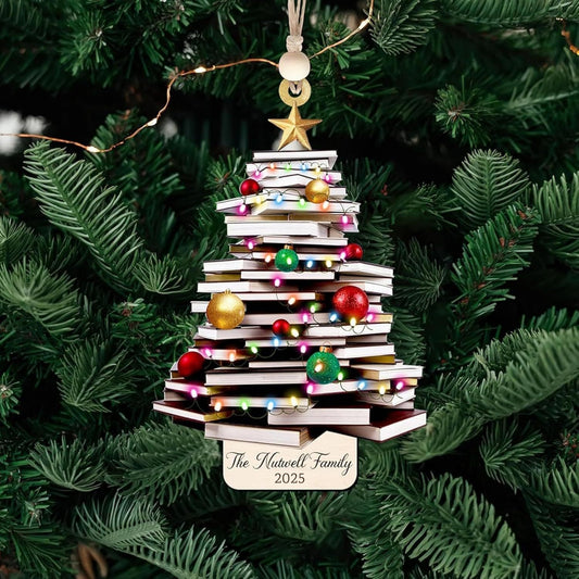 Book Christmas Ornaments  Home Party Decorations