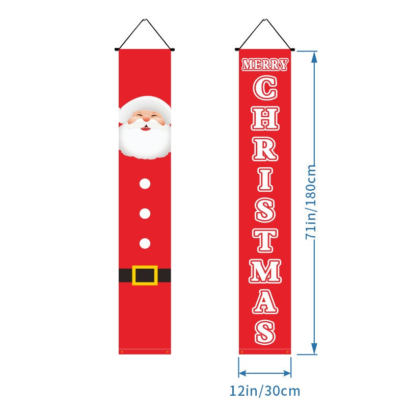 Christmas Door Banners - Party Decoration Flags