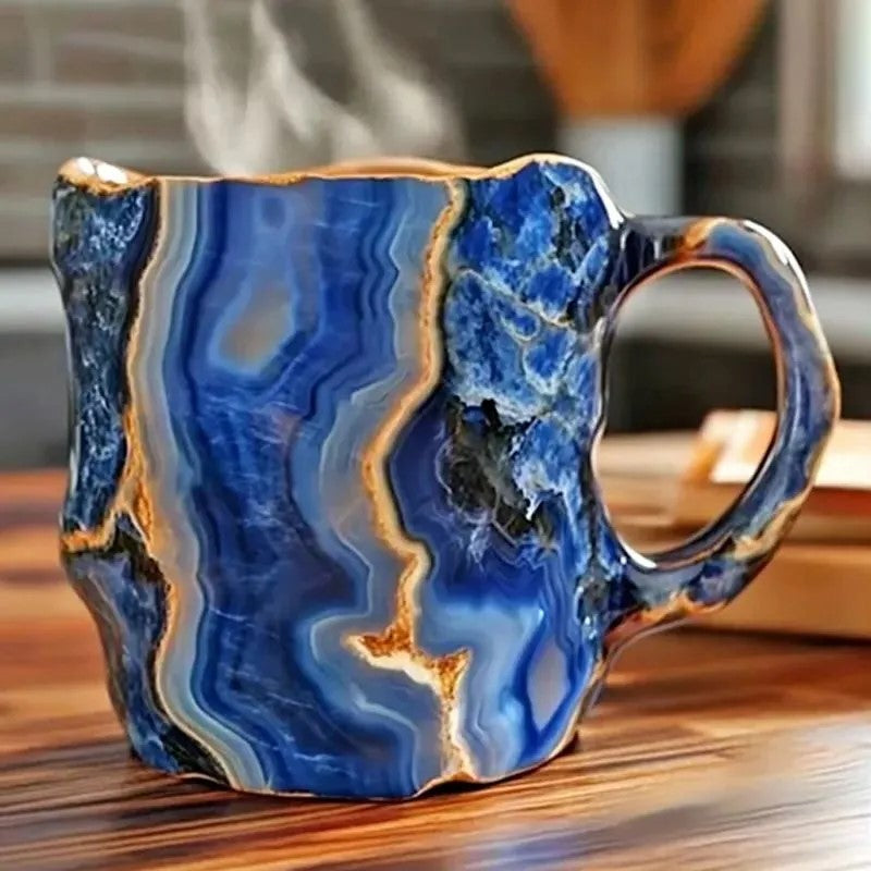 2025 New Mineral Crystal Coffee Mugs