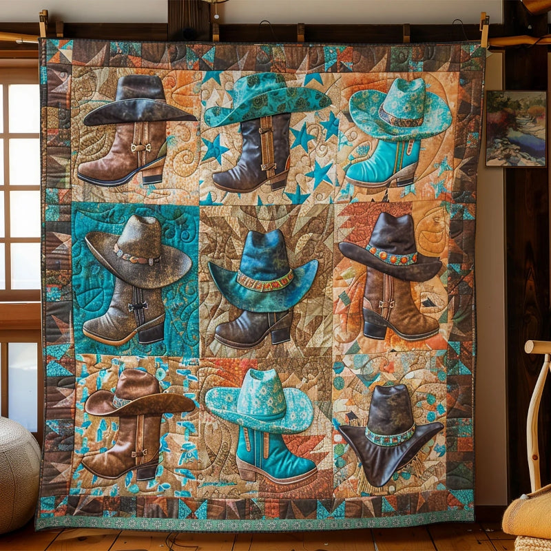 Cowboy Blanket - D258 - Premium Blanket