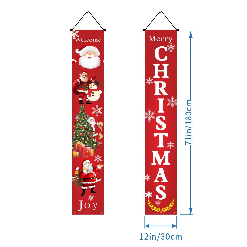 Christmas Door Banners - Party Decoration Flags