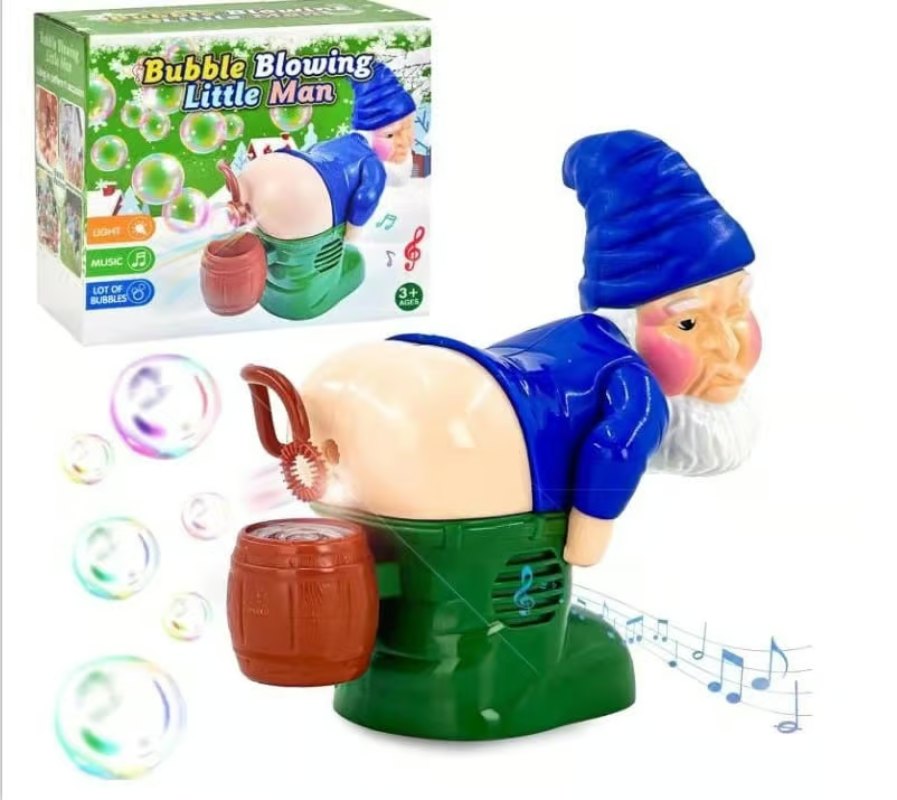 Funny Santa Claus Bubble Modeling of The Fart Fart