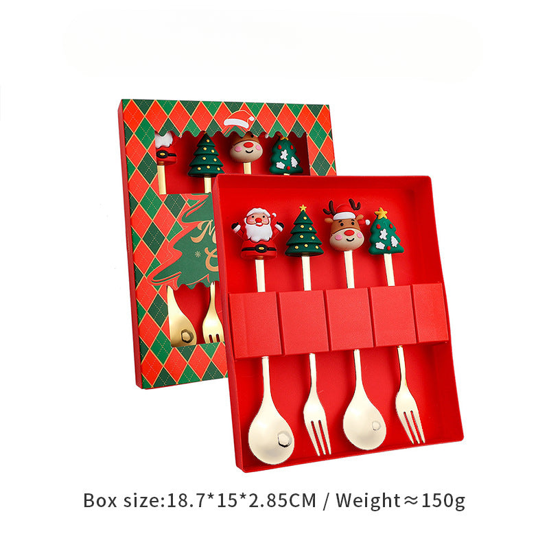 Santa Cutlery Boxes & Tree Decorations for Kids