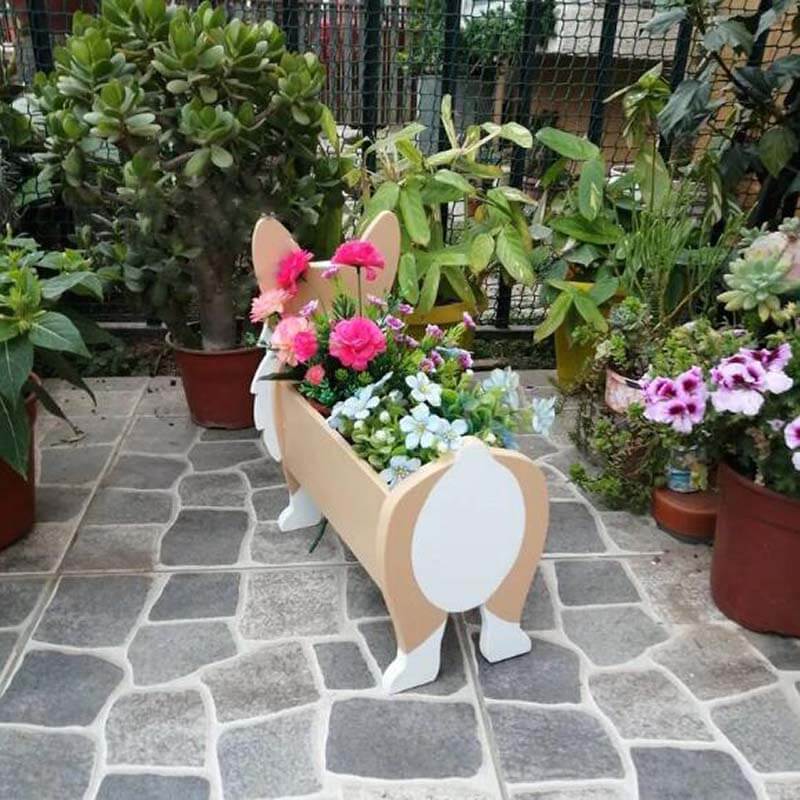 Corgi Planter AP002