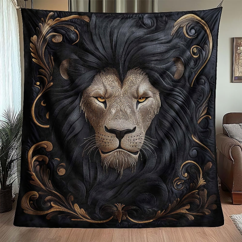 Majestic Lion Blanket - D296 - Premium Blanket