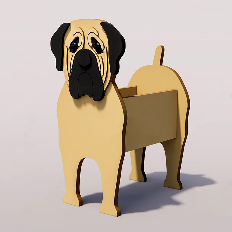 English Mastiff Planter AP103