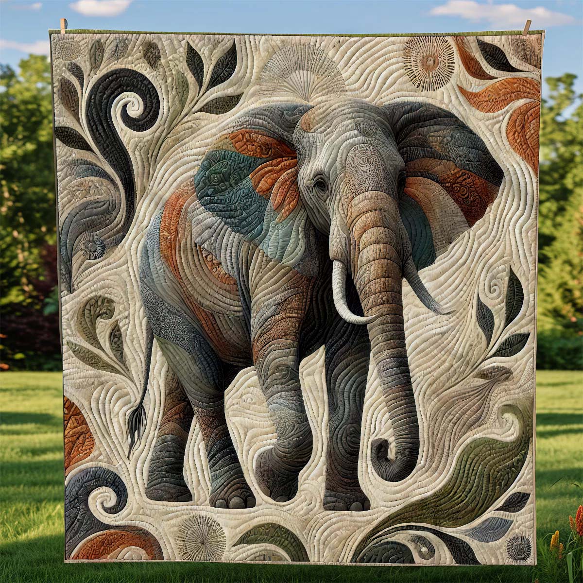 Elephant Blanket - H187 - Premium Blanket