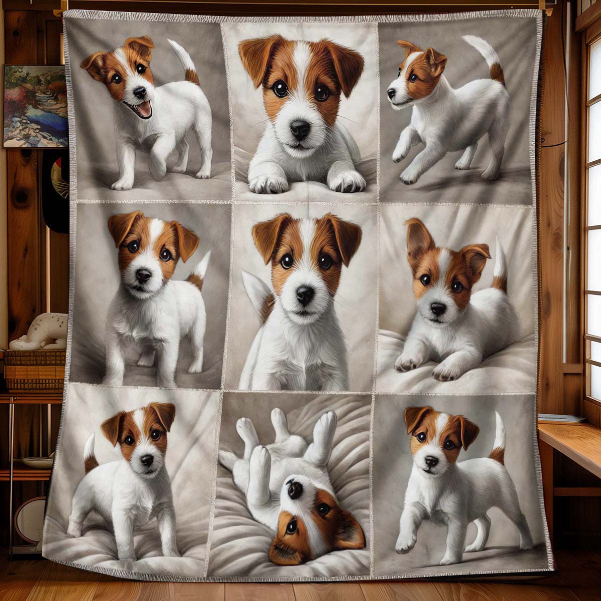 Jack Russell Blanket - H212 - Premium Blanket