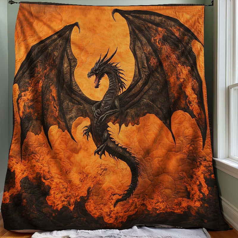 Lava Dragon Blanket - H246 - Premium Blanket