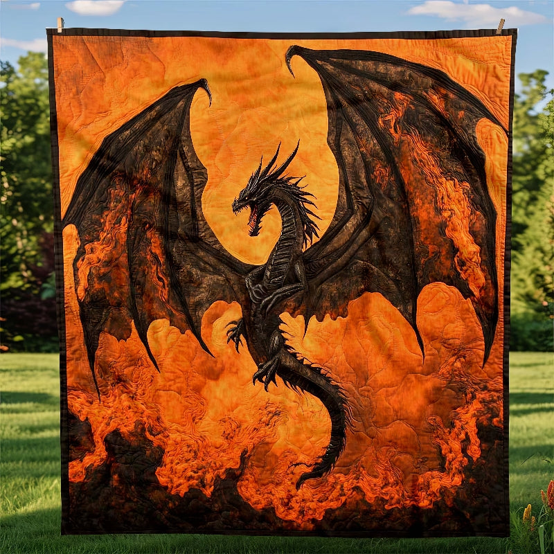 Lava Dragon Blanket - H246 - Premium Blanket