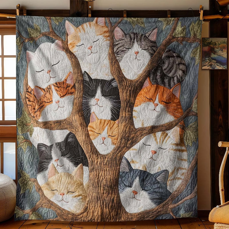 Purrfectly Playful Cats Blanket - H261 - Premium Blanket