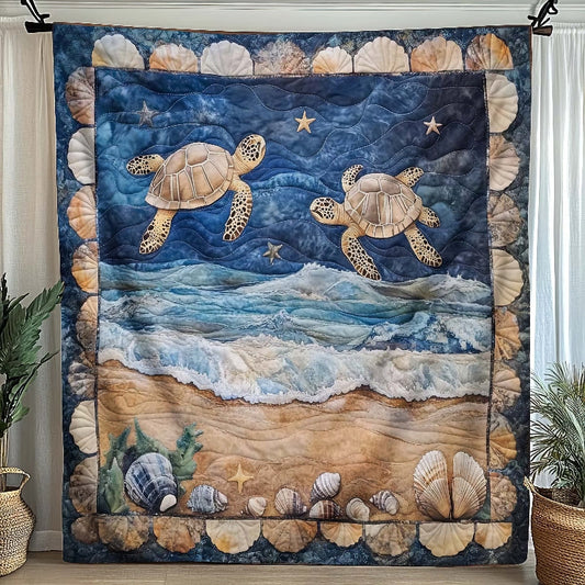 Marine Sea Turtles Blanket - H265 - Premium Blanket