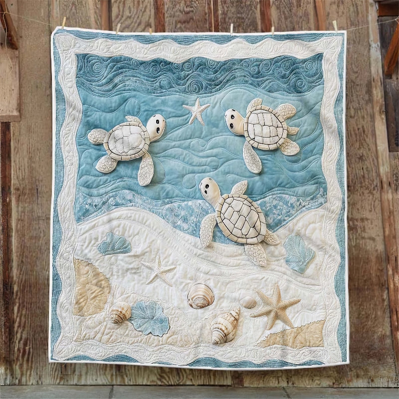 Marine Sea Turtles Blanket - H268 - Premium Blanket