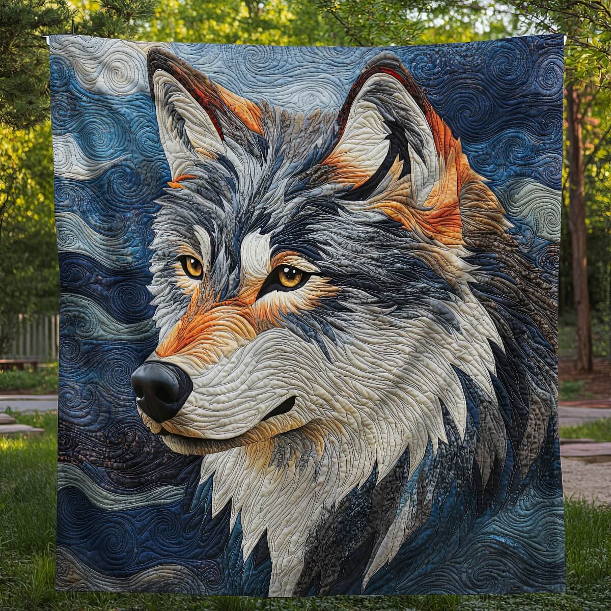 Majestic Wolf Blanket - H274 - Premium Blanket