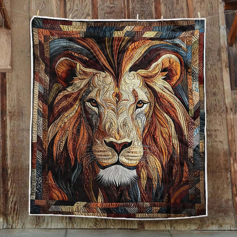 Courageous Native Lion King Blanket - H328 - Premium Blanket