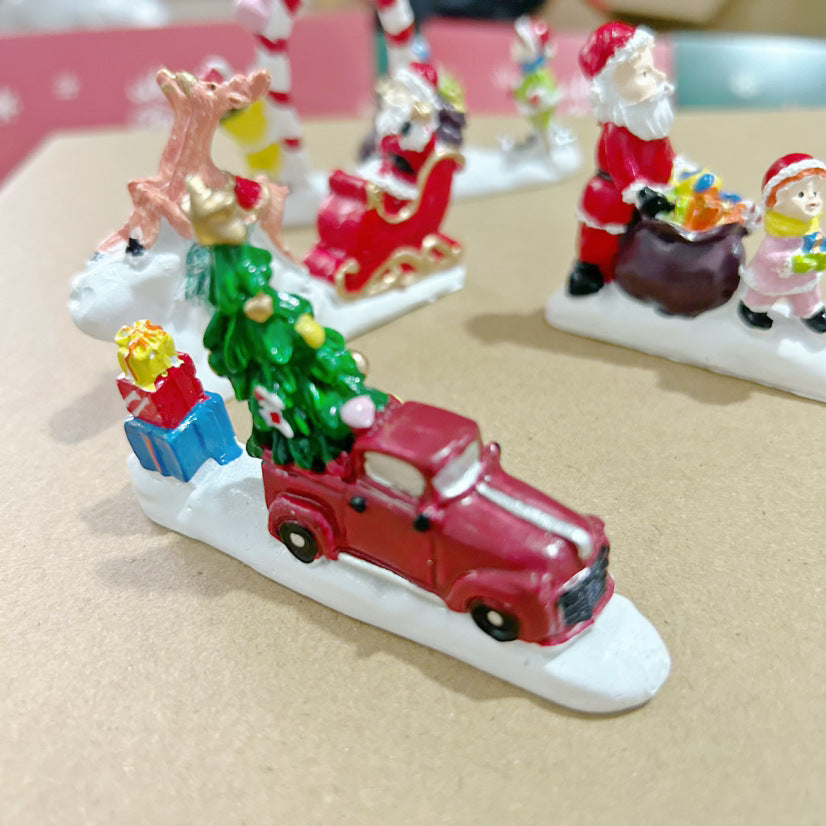 Santa & Snowman Resin Ornaments - Creative Home Gifts