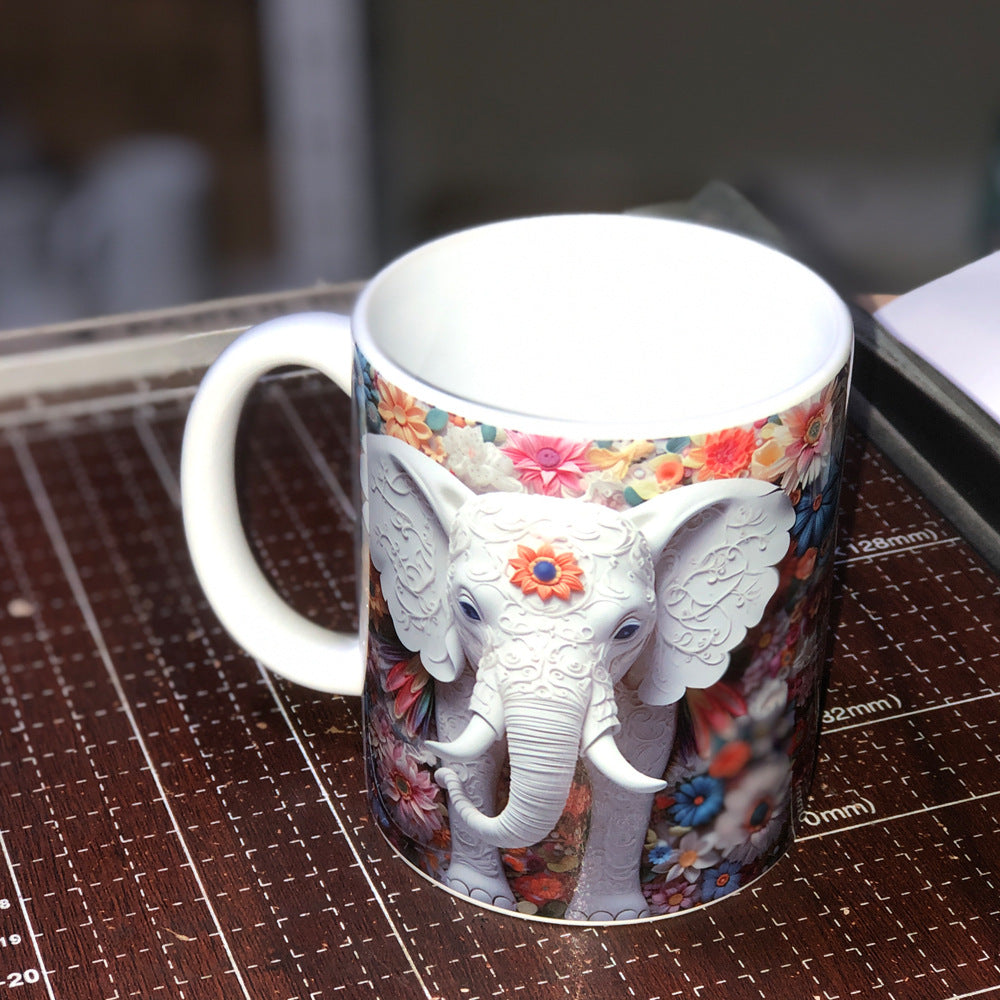 Creative 3D Elephant Mug