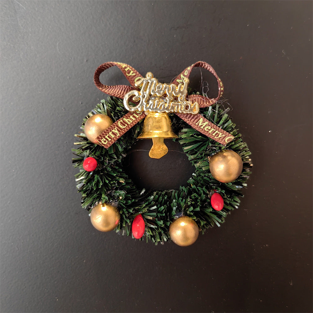 3D Stereo Christmas Wreath Fridge Magnet