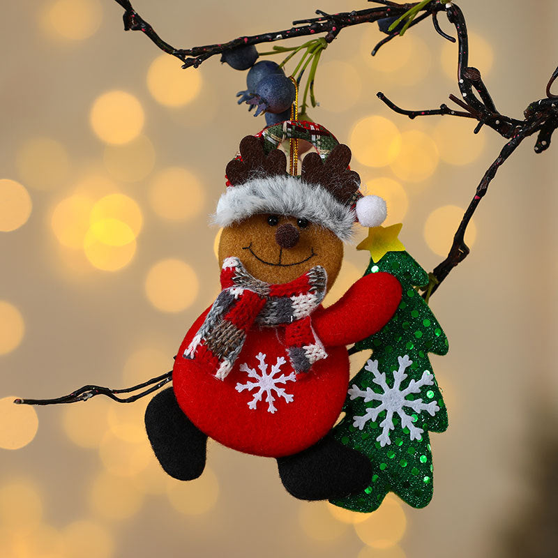 Fabric Characters - Fun Christmas Tree Decorations