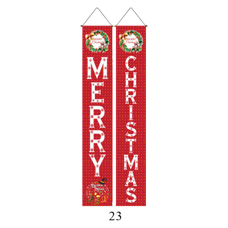 Christmas Door Banners - Party Decoration Flags