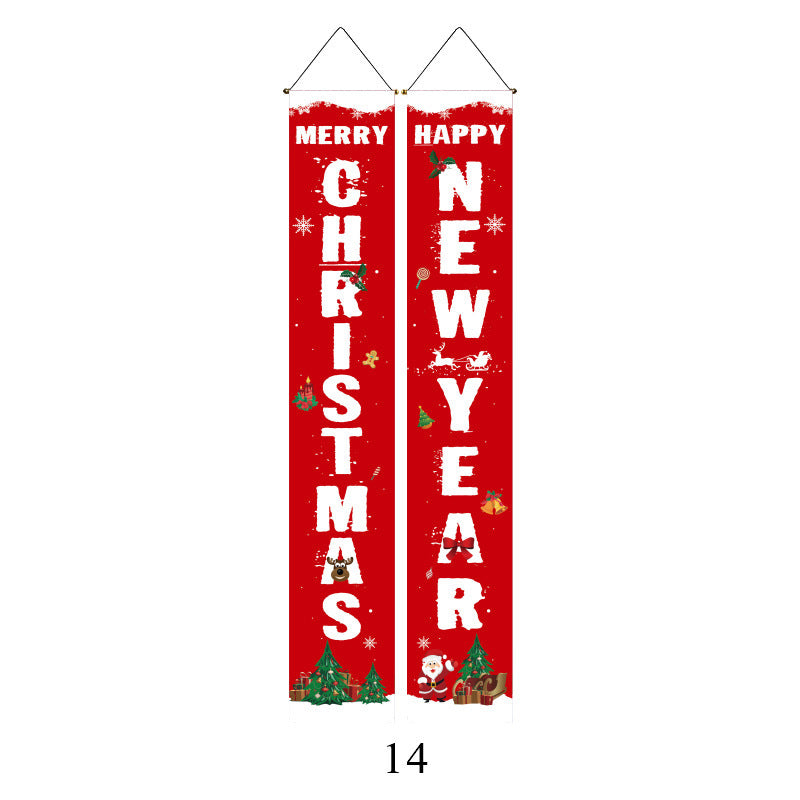 Christmas Door Banners - Party Decoration Flags