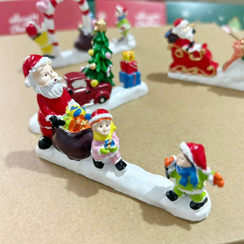 Santa & Snowman Resin Ornaments - Creative Home Gifts