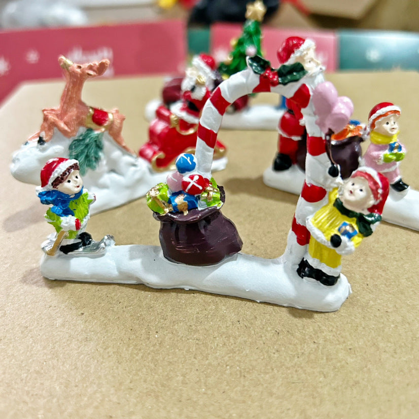 Santa & Snowman Resin Ornaments - Creative Home Gifts