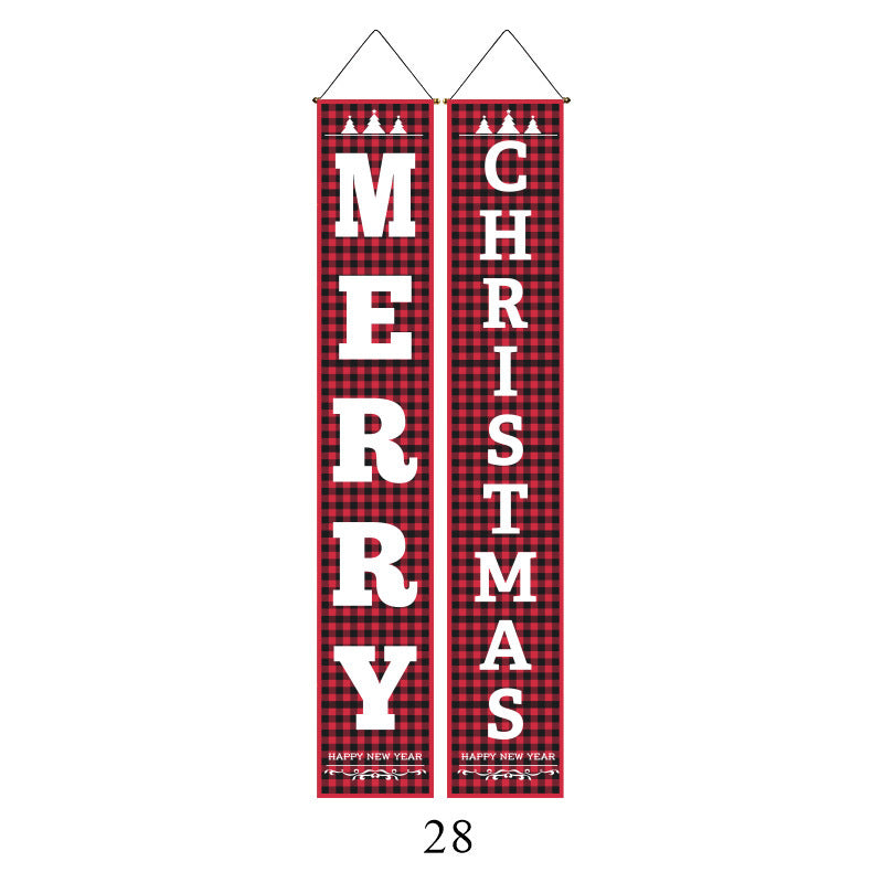 Christmas Door Banners - Party Decoration Flags