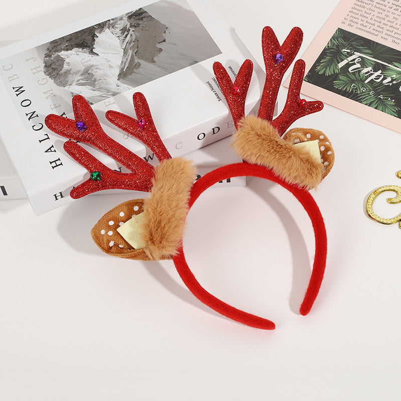 Deer Horn Christmas Headband - Party Ornaments for Kids