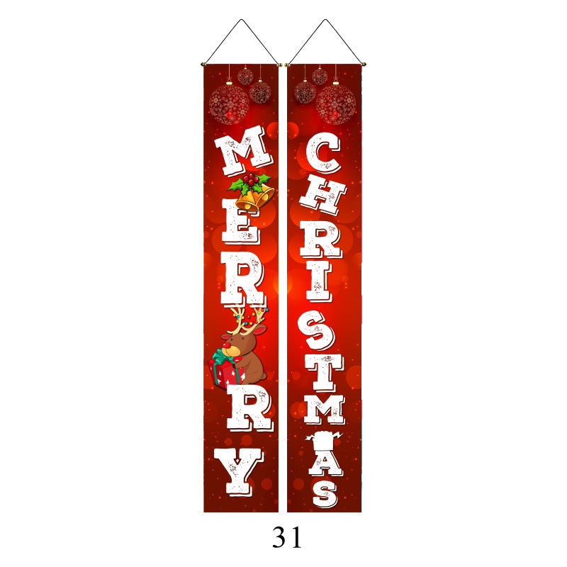 Christmas Door Banners - Party Decoration Flags