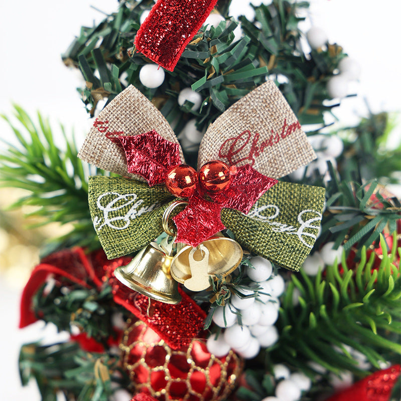 Mini Bell Bow - Christmas Wreath & Gift Box Decor