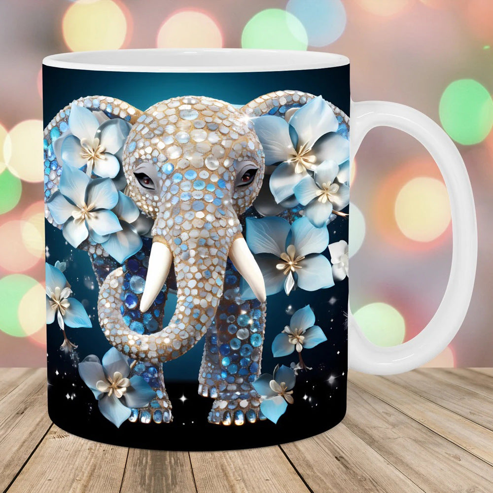 Creative 3D Elephant Mug