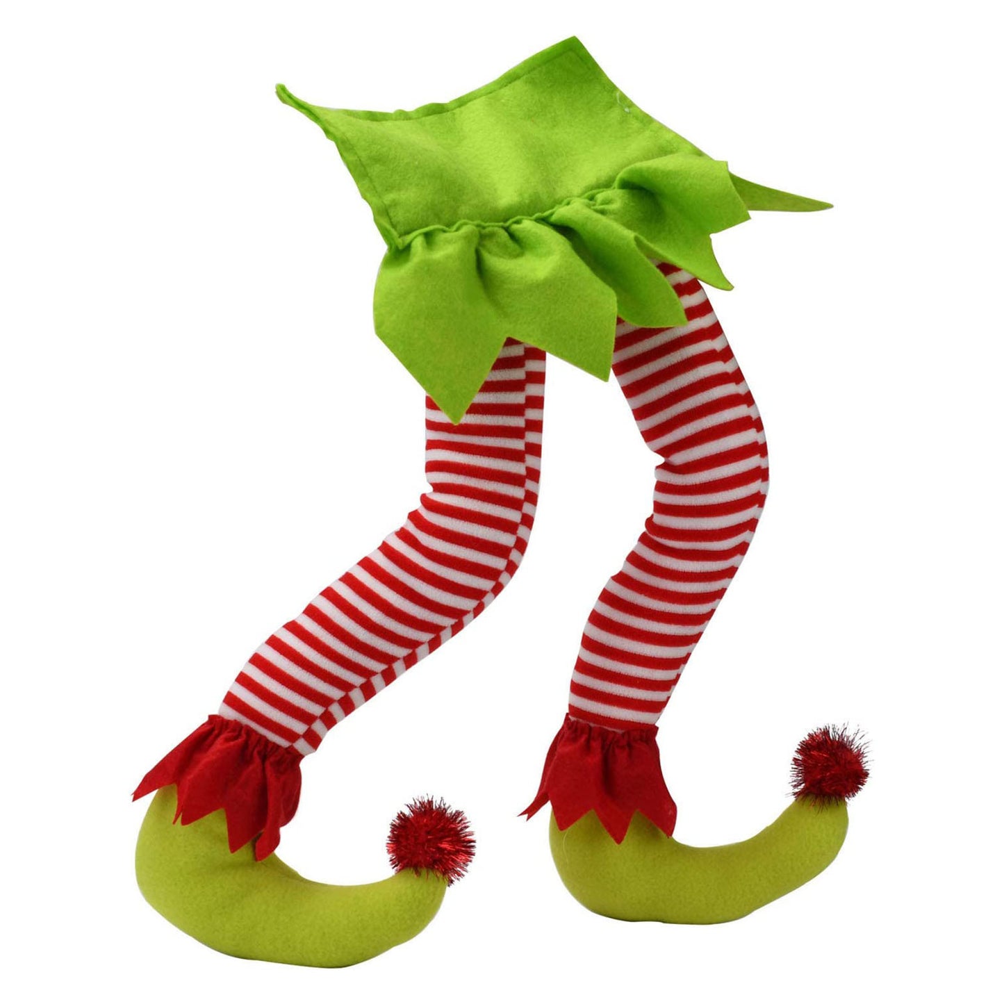 Green Elf Legs Doll - Fun Christmas Ornament Pendant - Christmas Tree Decoration