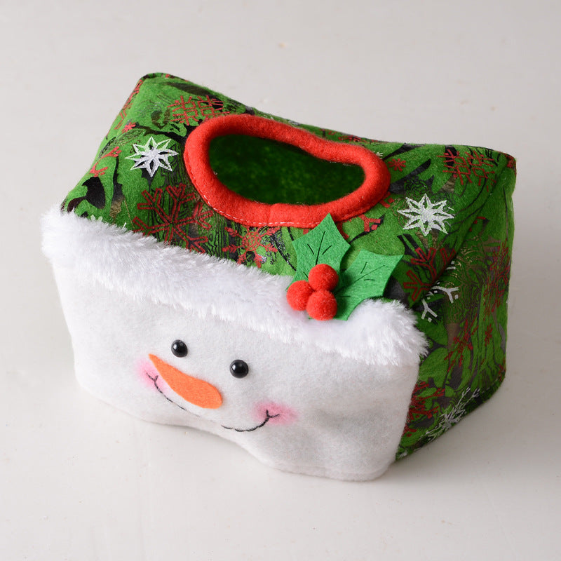 Christmas Tissue Set - Snowman Tabletop Ornament & Festive Supplies