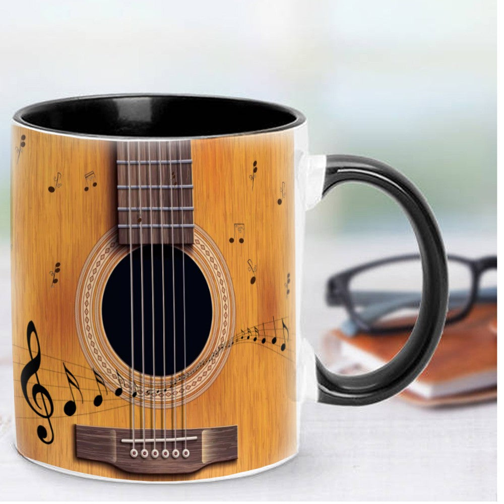 350ml Music Mug – Guitar, Piano, Violin & Guzheng