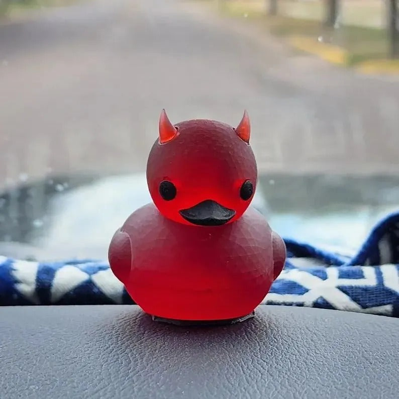 Lil' Devil Ducky little devil duck car interior ornaments decoration