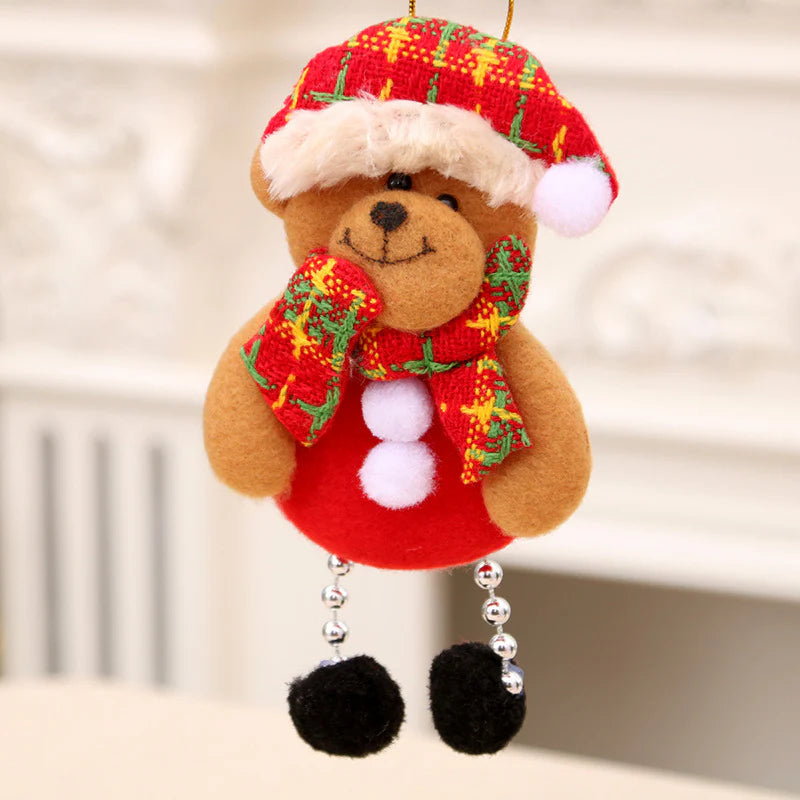 Fabric Characters - Fun Christmas Tree Decorations-Hairball