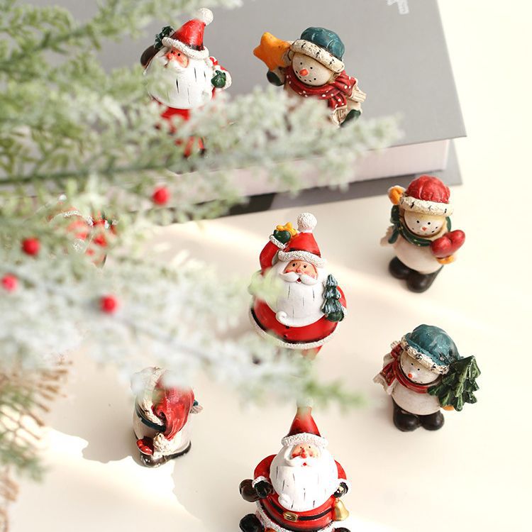 Cute Snowman & Santa Hanging Pendants - Lightweight Party Decor N